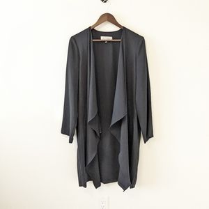 NWOT Drape front, open jacket